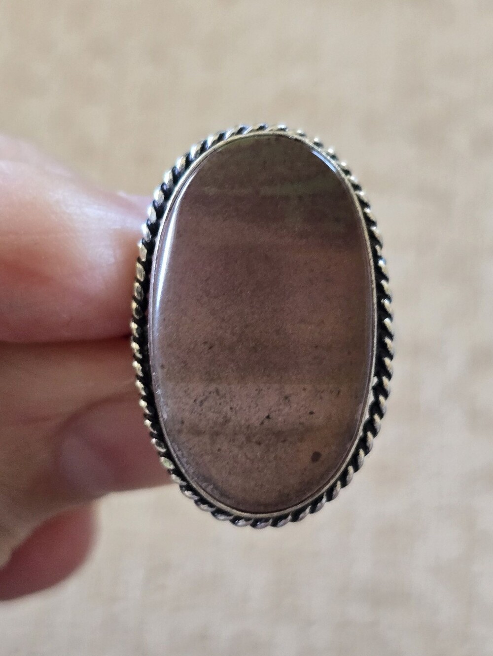 Dendritic Opal In Silver
